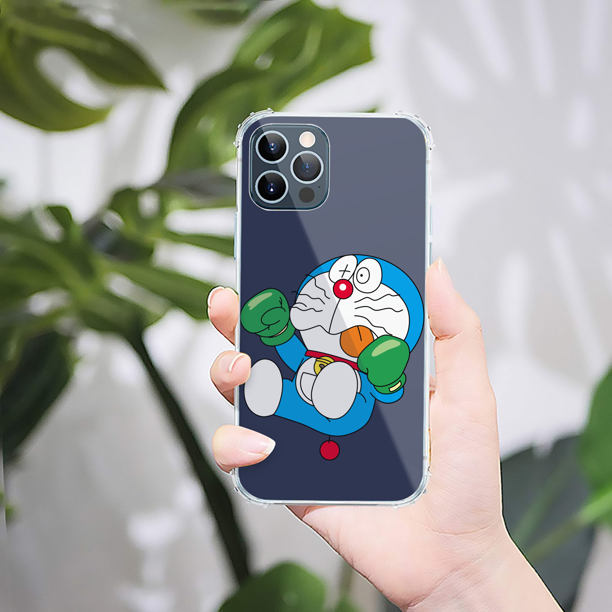 （画像用） ドラえもん Doraemon 【iPhone 12シリーズ対応】透明スマホケース（クリアソフトケース）